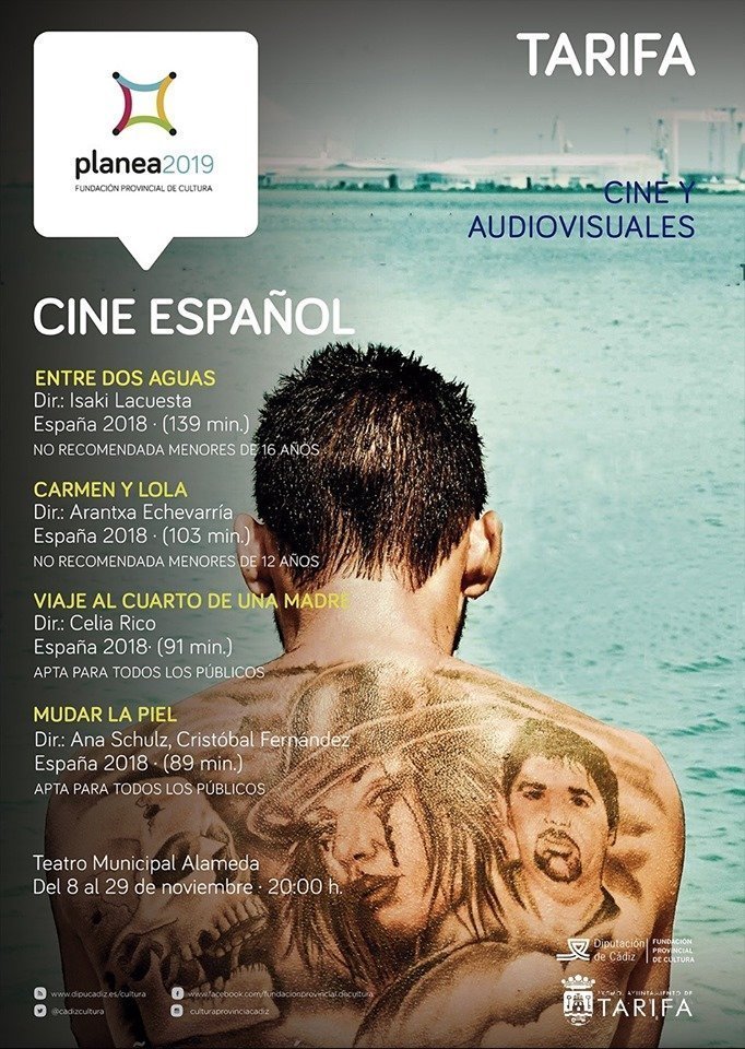 Cartel del ciclo de cine Español en Tarifa