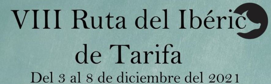 Cartel de la VIII Ruta del Ibérico de Tarifa